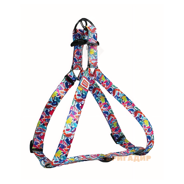 Шлея WAUDOG Nylon з малюнком 