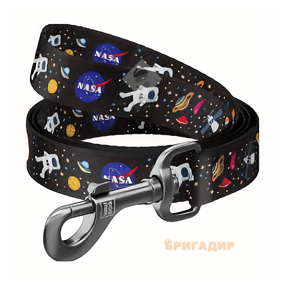 Повідець WAUDOG Nylon з малюнком NASA