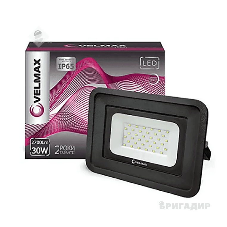 LED прожектор VELMAX V-FL 30W