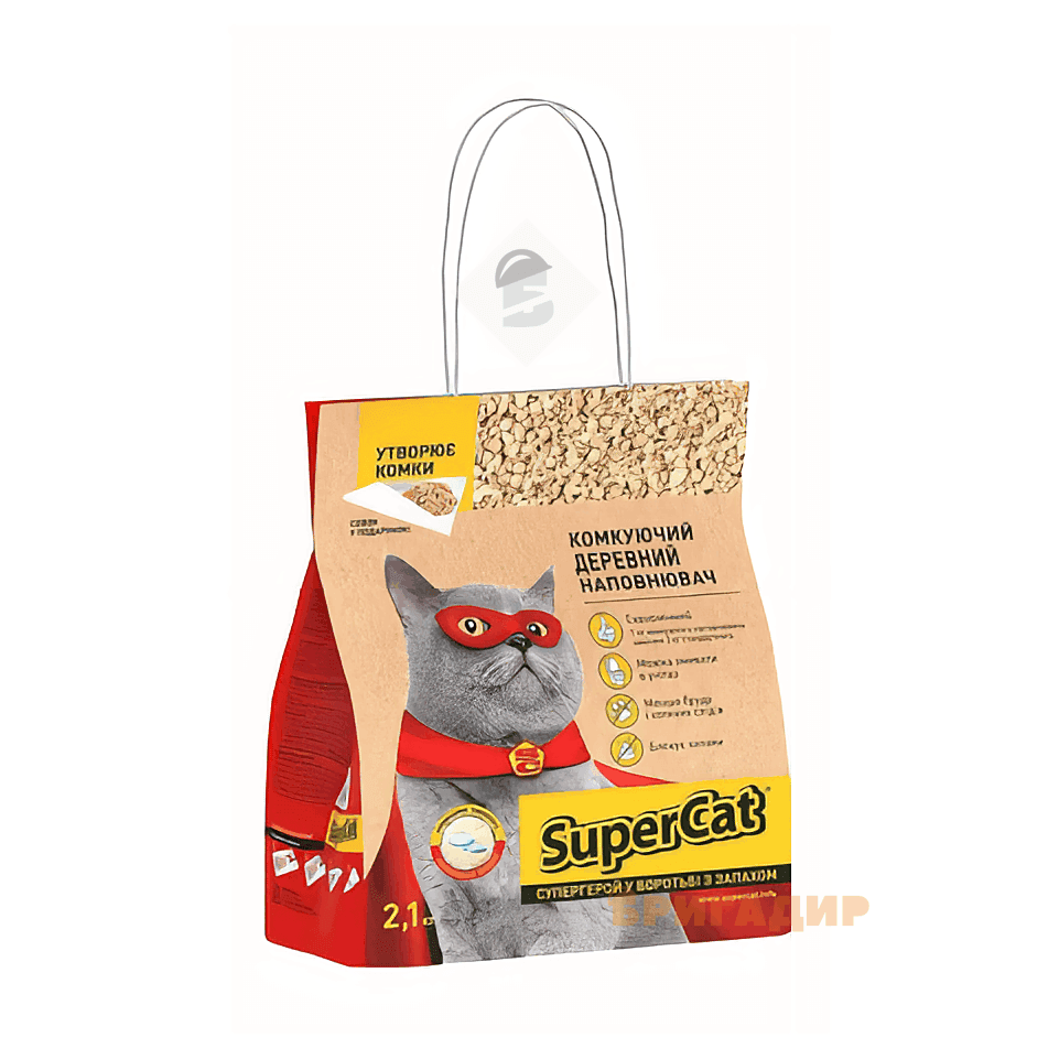 Наповнювач для котячого туалету Supercat 3555