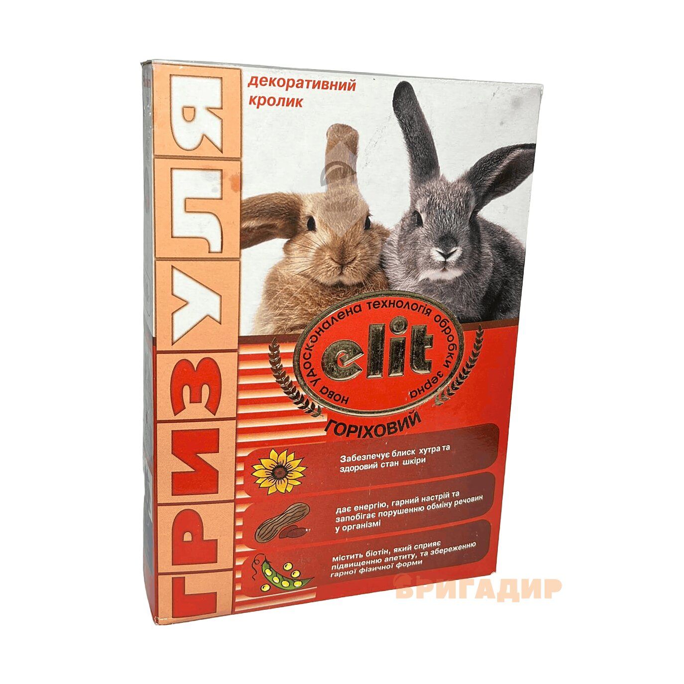 Елітний корм для кролів Горіх