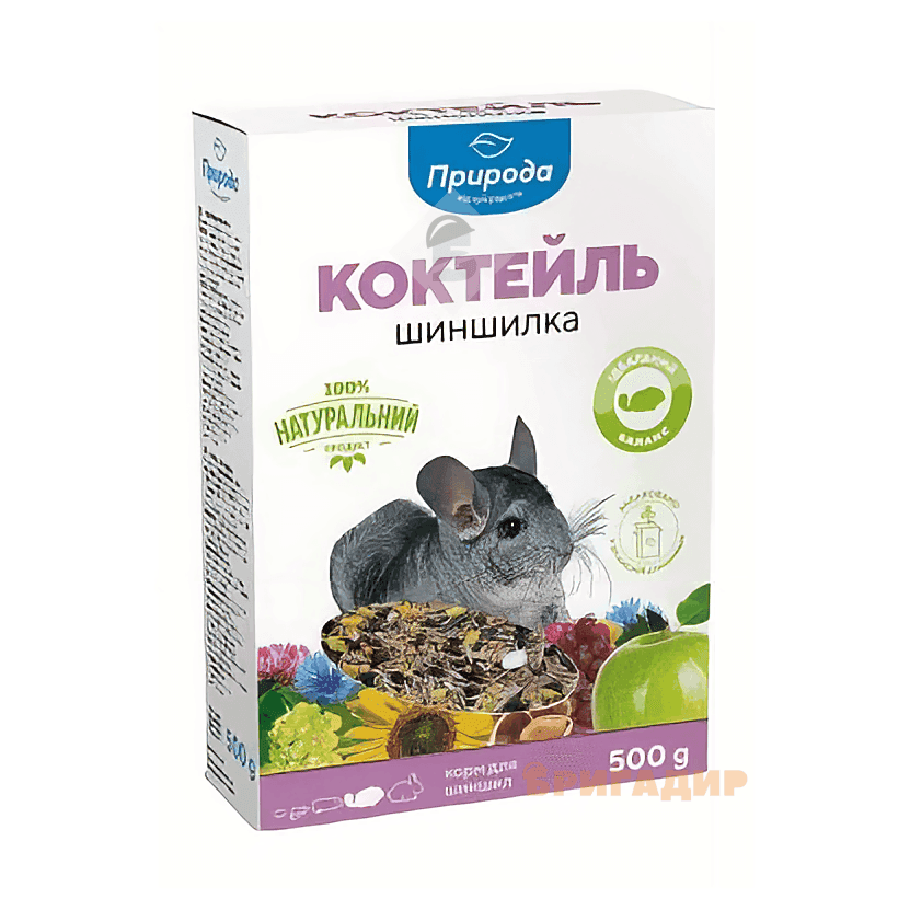 Природа Корм коктейль для гризунів Шиншилка 500г