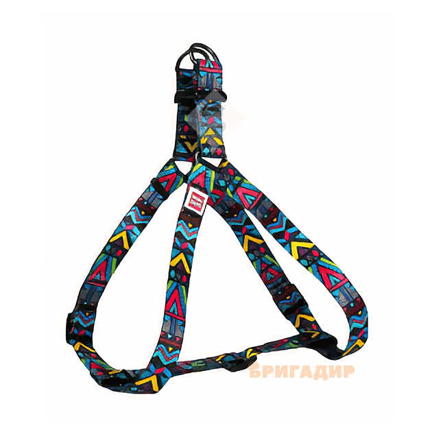 Шлея WAUDOG Nylon з малюнком Інді