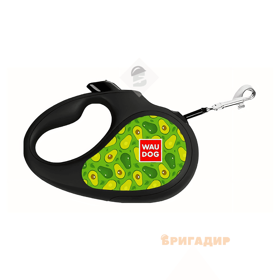 Повідець-рулетка WAUDOG Printed Авокадо