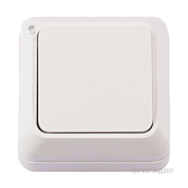 Opera Біла Вимикач 1-кл  накладний 2002