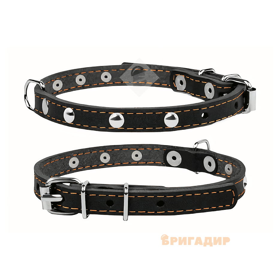 Нашийник з прикрасами чорний