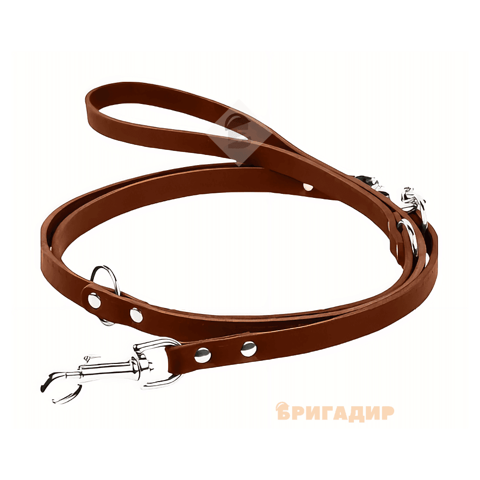 Повідець-перестібка коричневий