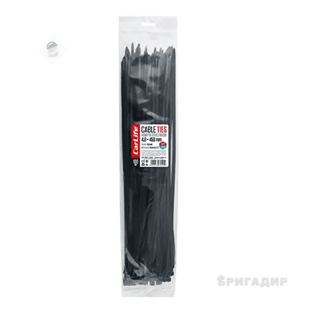 Стяжка кабельна 4,8x450 мм чорна