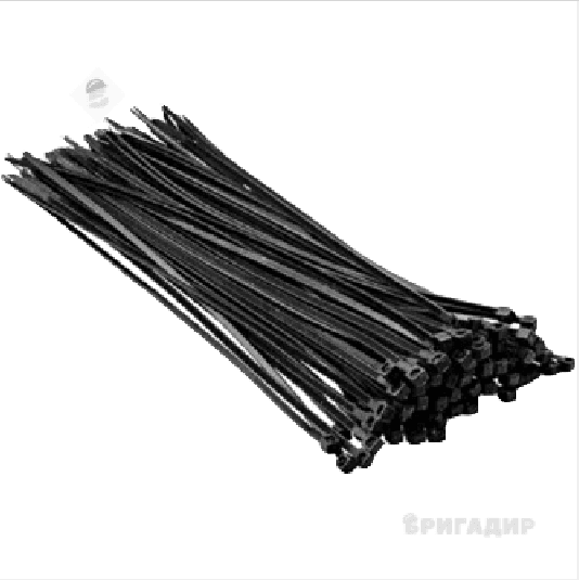 Стяжка кабельна з кільцем 4х150 чорна