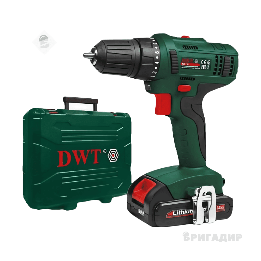 Акумуляторний шуруповерт DWT 18В у кейсі