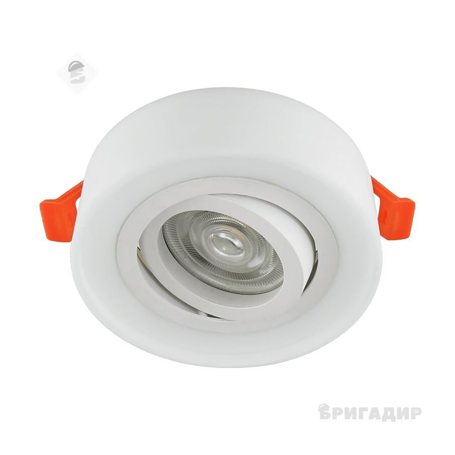 Світильник Luxel Акцентний GU5.3 IP20 білий (DLD-08W)