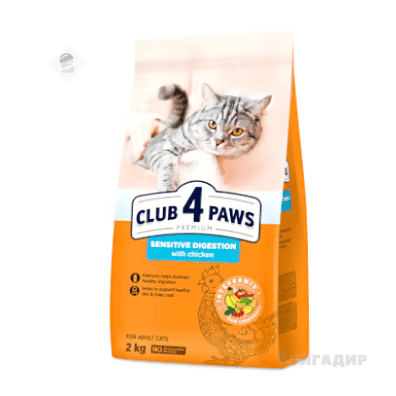 Сухий корм Club 4 Paws Преміум для котів з чутливим травленням