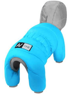 Комбінезон для собак AV ONE, розмір S 35 блакитний