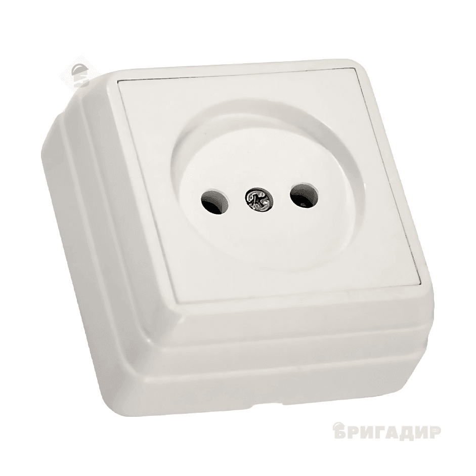 Розетка накладна Mutlusan сіра