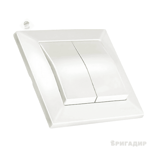 Вимикач Mutlusan NORA білий