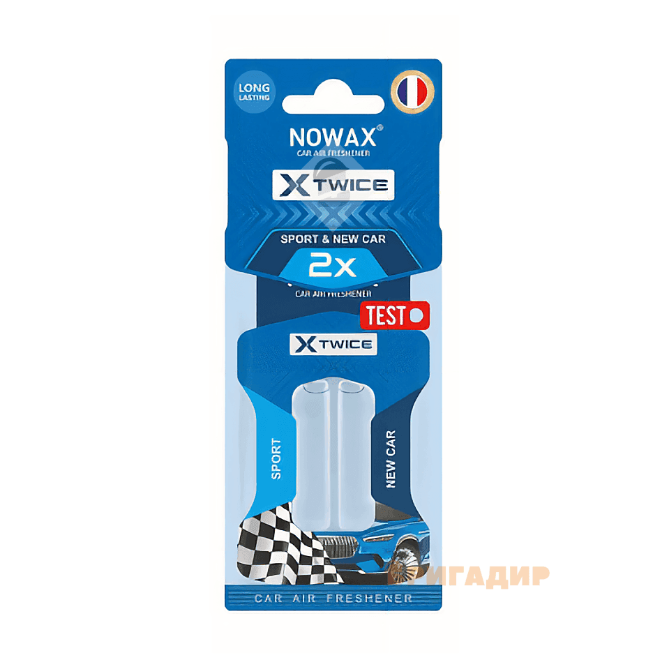 Ароматизатор повітря Nowax серія Х Twice - New Car & Sport
