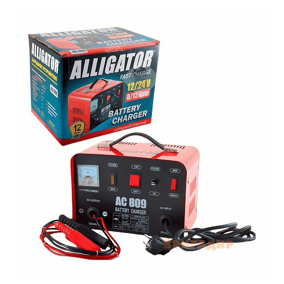 Зарядний пристрій для АКБ Alligator AC809 12/24V, 20А