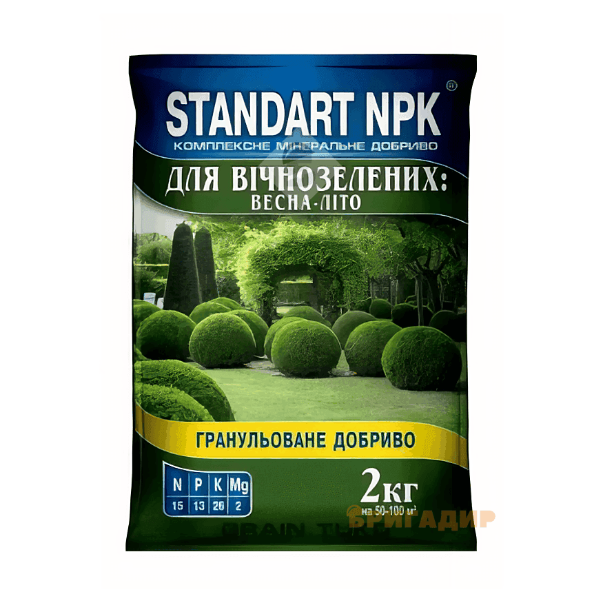 Добриво для газону STANDART NPK весна-літо
