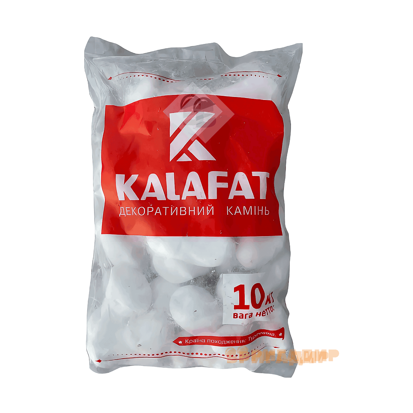 Біла мармурова галька KALAFAT