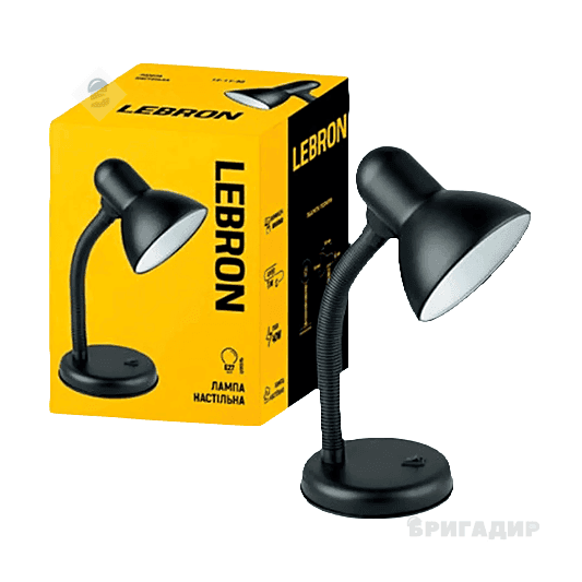 Лампа настільна Леброн чорна 151131